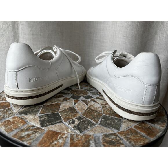 Birkenstock Bend Low Leather Sneakers White Size 40 (US W9/M7) Regular Fit - Picture 5 of 10